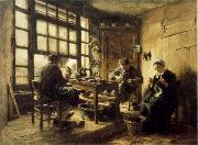 Leon Lhermitte The Cobblers china oil painting artist